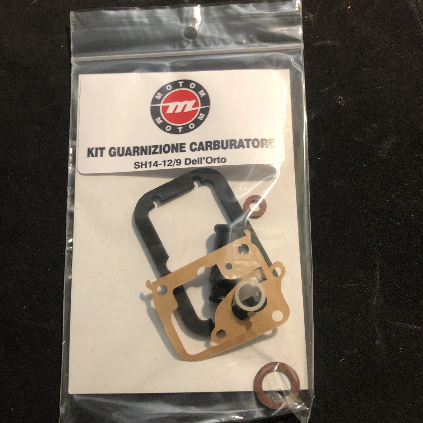 Guarnizioni Carburatore motom 48 Dell’orto Sh14/12 -9. Moto Morini Corsarino